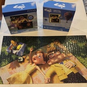 Disney Pixar UP Movie with Carl & Ellie - 1000 Piece Double Sided Jigsaw Puzzle